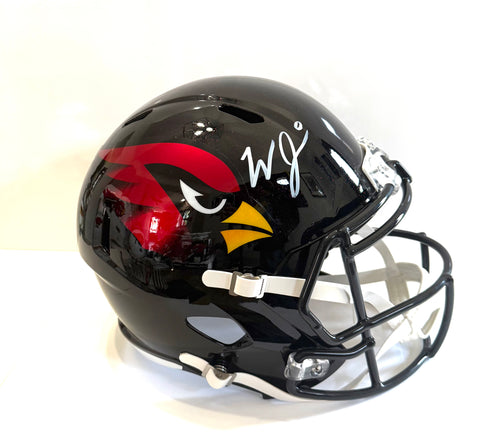 Autographed Black Arizona Cardinals Helmet