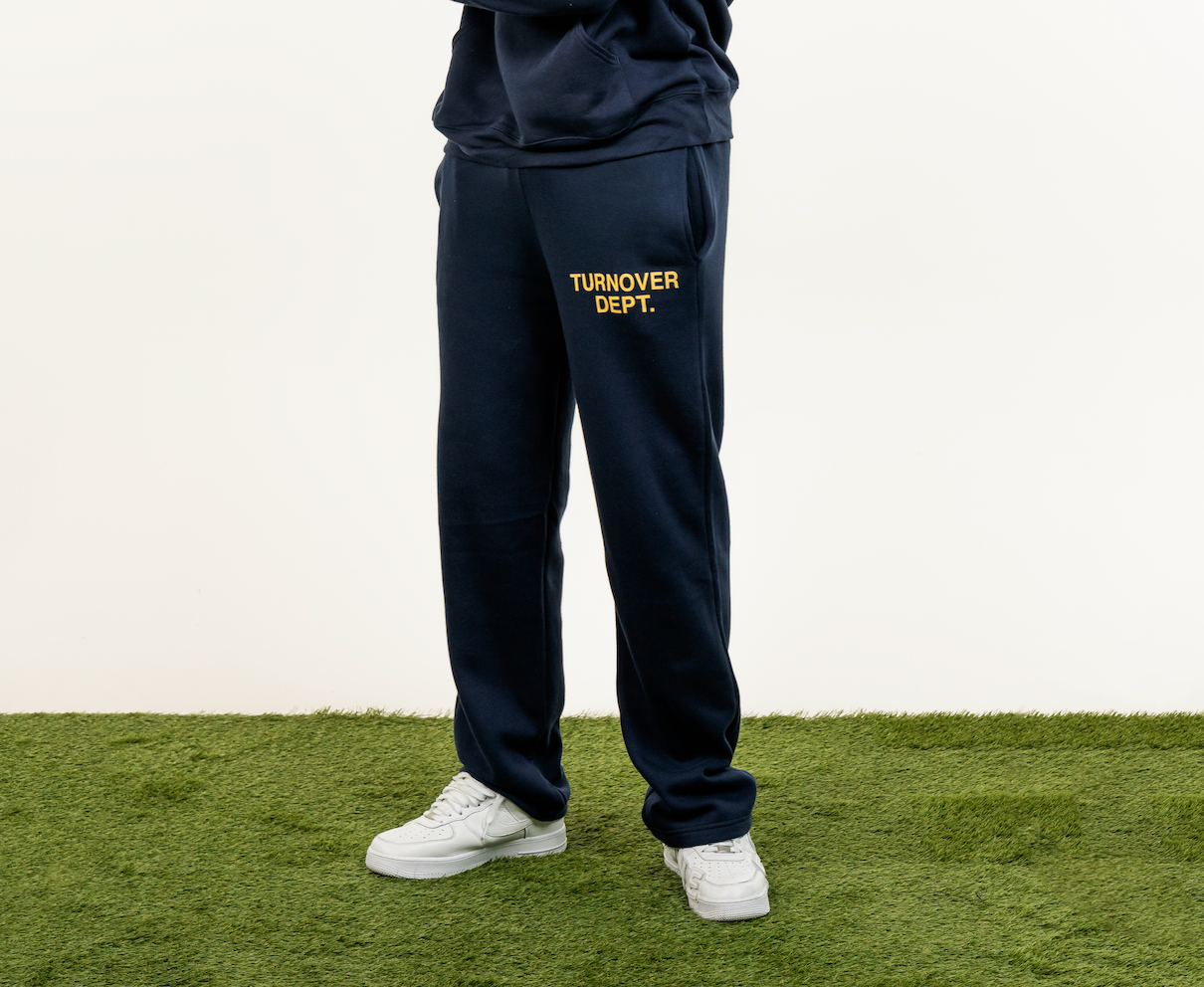 Navy Turnover Dept. Sweatpants