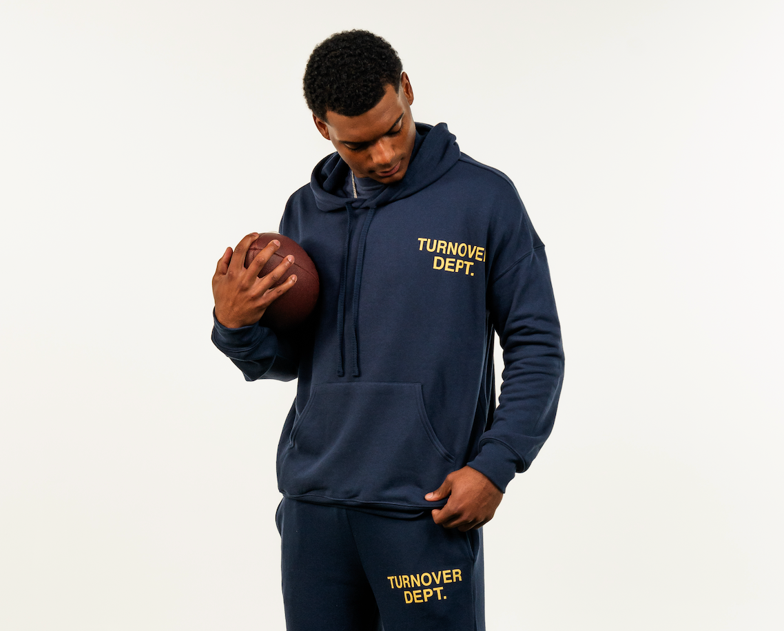 Navy Turnover Dept. Hoodie