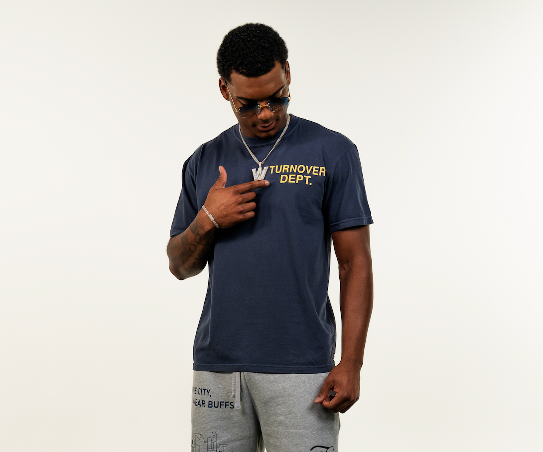 Navy Turnover Dept. T-Shirt