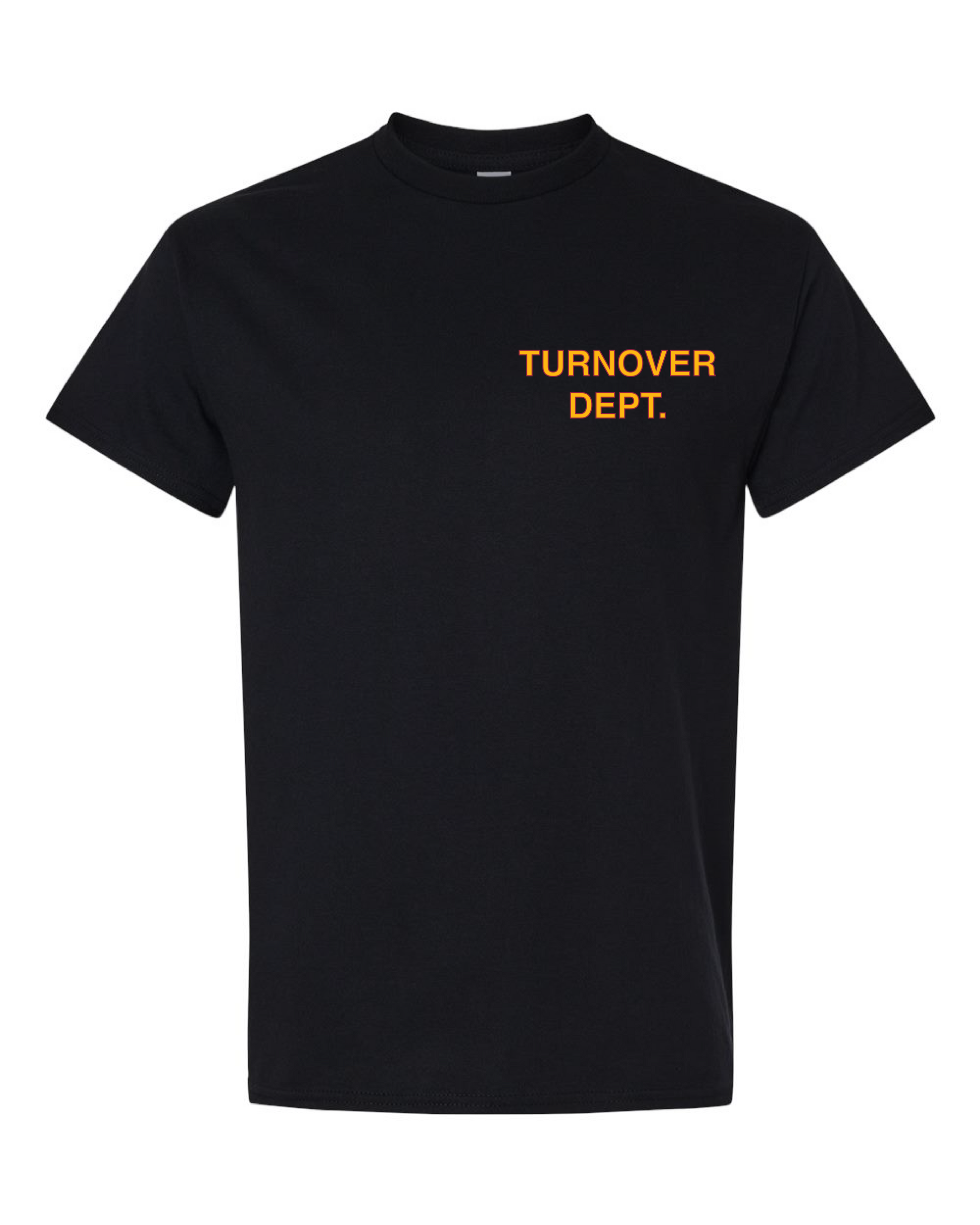 Cardinal Black Turnover Dept. T-Shirt