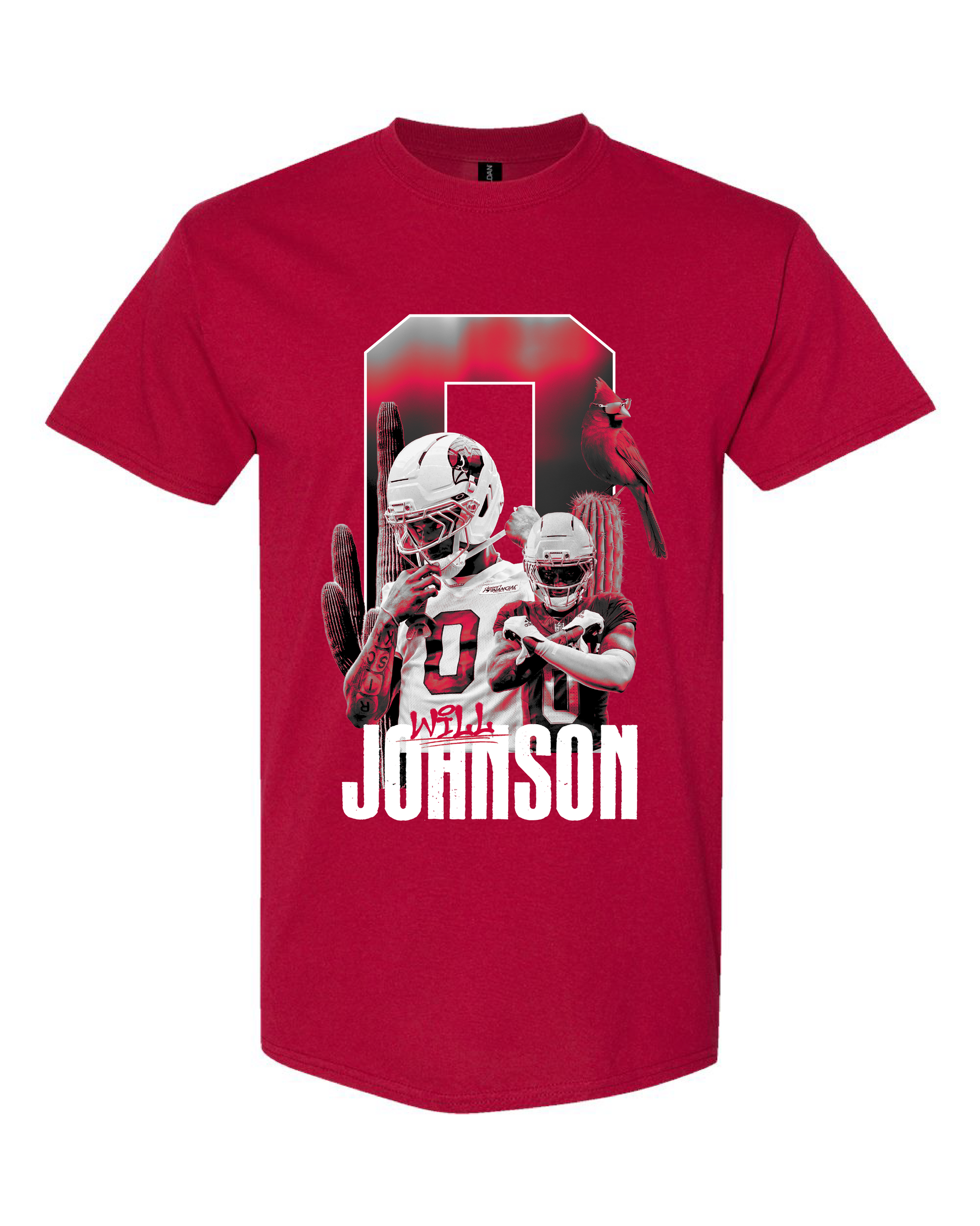 Will Johnson #0 Red Desert Tee